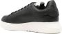 Emporio Ar i Zwarte Leren Sneakers Exclusieve Stijl - Thumbnail 2