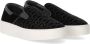 Emporio Armani Low-Top Sneakers Black Monogram Slip-On Sneaker in zwart - Thumbnail 3