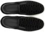 Emporio Armani Low-Top Sneakers Black Monogram Slip-On Sneaker in zwart - Thumbnail 6