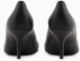 Emporio Ar i Zwarte platte schoenen met metalen logo - Thumbnail 2