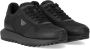 Emporio Armani Zwarte Recy Saffiano Sneaker met Logo Black Heren - Thumbnail 7