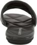 Emporio Armani Gewatteerde leren adelaar sandalen Black Dames - Thumbnail 18