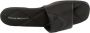 Emporio Armani Gewatteerde leren adelaar sandalen Black Dames - Thumbnail 19