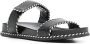 Emporio Ar i Zwarte Sandalen met Logodetail - Thumbnail 2