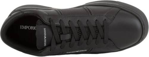 Emporio Armani Zwarte Sneaker Schoenen