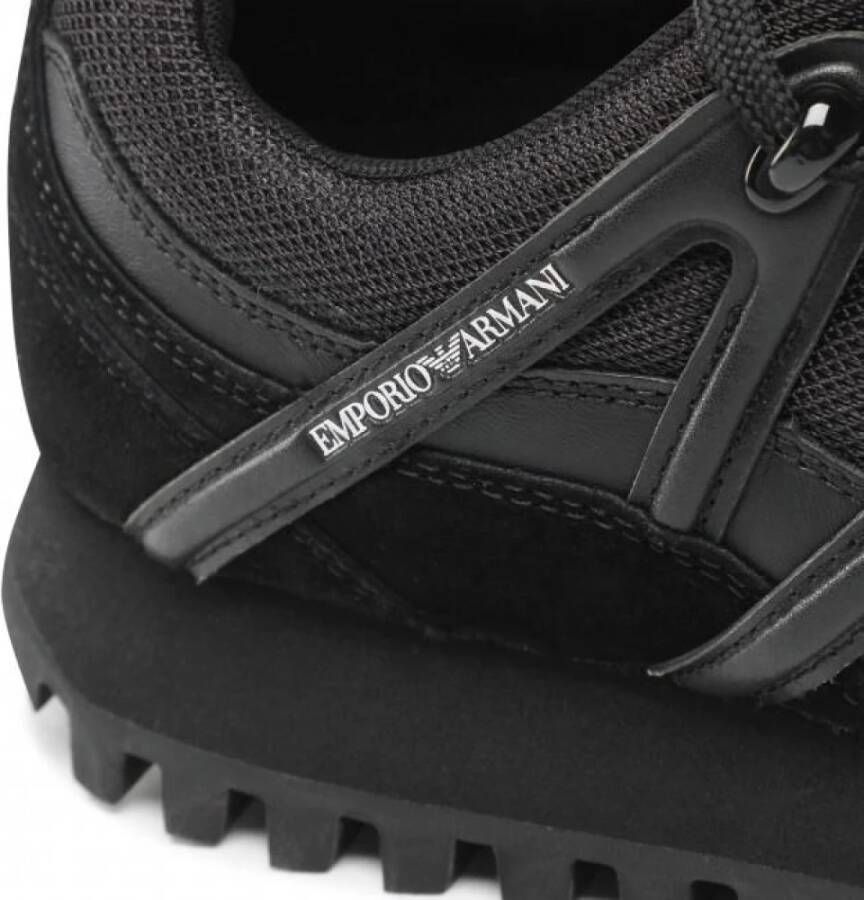 Emporio Armani Zwarte Sneakers