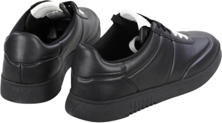 Emporio Armani Zwarte Sneakers voor Mannen