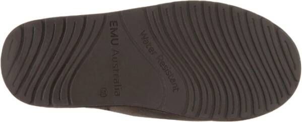 EMU Chocoladebruine Leren Dameslaarzen Brown Dames