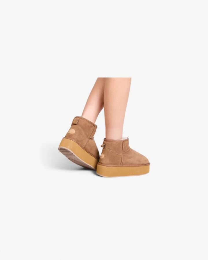 Emu Kastanje Flatform Stijlvolle Laarzen