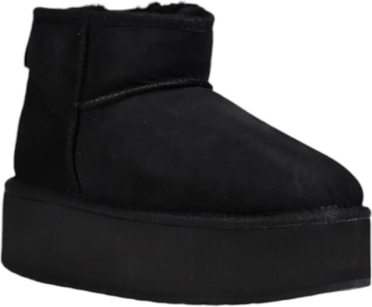 EMU Micro Flatform Dames Laarzen Black Dames