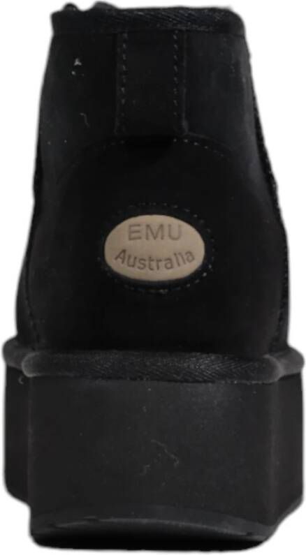 EMU Micro Flatform Dames Laarzen Black Dames
