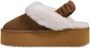 EMU Beige Instap leren schoenen met rubberen zool Beige Dames - Thumbnail 3