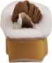 EMU Beige Instap leren schoenen met rubberen zool Beige Dames - Thumbnail 4