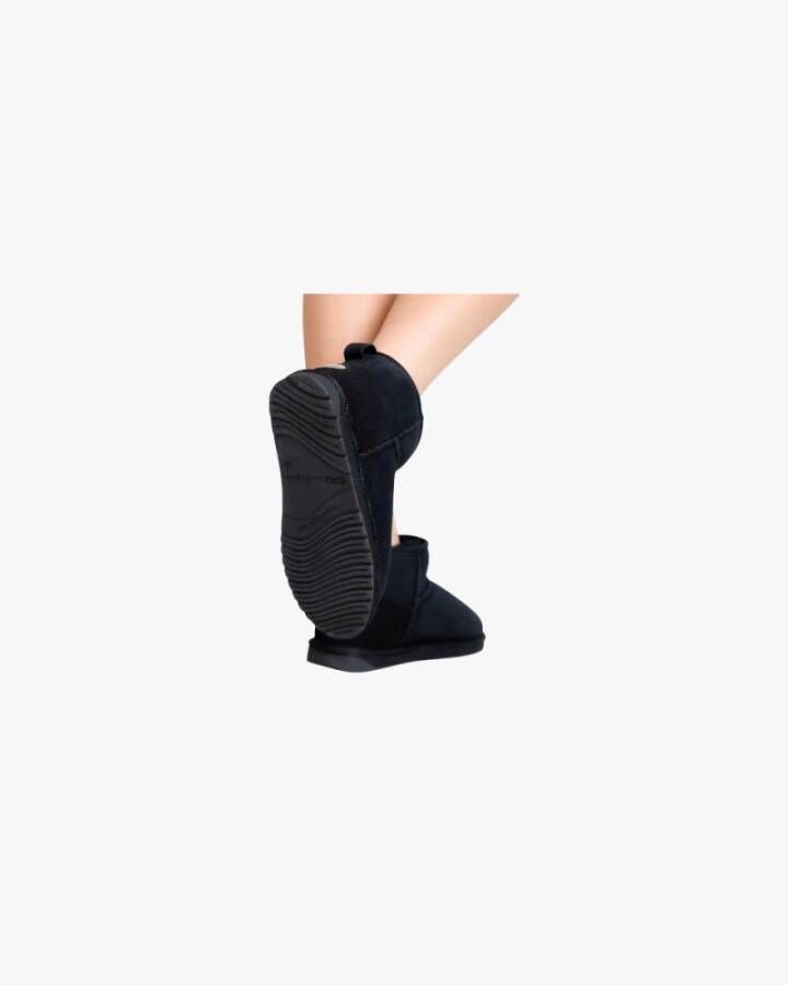 Emu Zwarte Micro Winterlaarzen Stijlvol Comfort