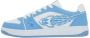 Enterprise Japan Lage leren sneakers met Rocket-logo en sterrenborduursel Blue Heren - Thumbnail 2