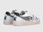 Enterprise Japan Leren sneaker met craquele inzetstukken Blue Heren - Thumbnail 6