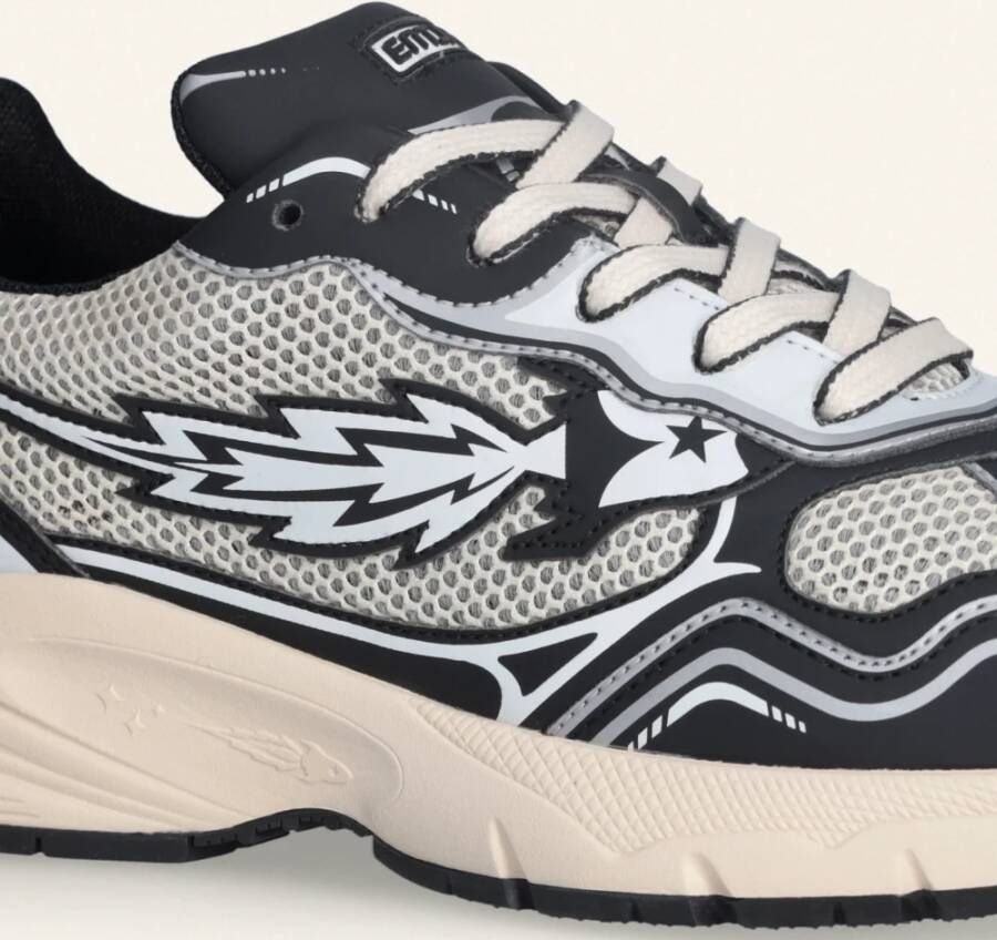 Enterprise Japan Raket Sneaker in Zwart en Wit