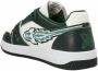 Enterprise Japan Groene Leren Sneakers met Ster Geperforeerde Neus Green Heren - Thumbnail 2