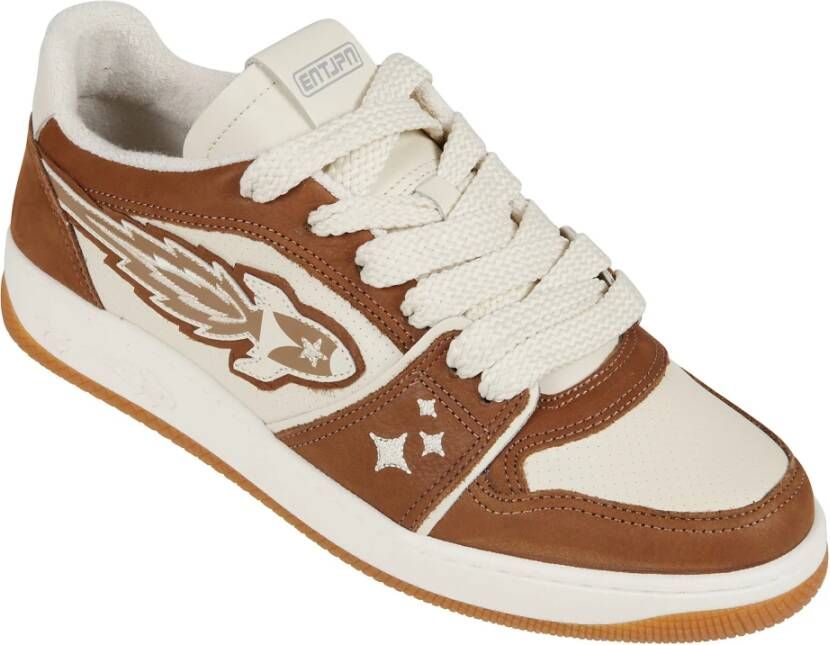 Enterprise Japan Sneakers met geborduurd logo Green Heren