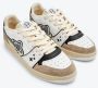 Enterprise Japan Witte Sneakers met Geperforeerde Neus en Geborduurd Logo Wit Heren - Thumbnail 9