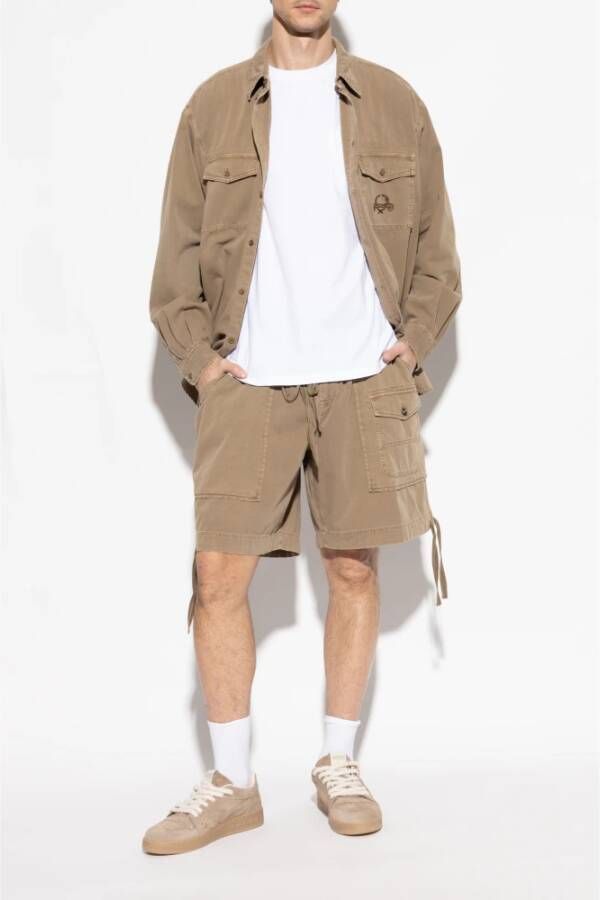 Enterprise Japan Sportschoenen Ei Raket Laag Beige Heren