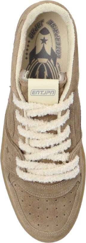 Enterprise Japan Sportschoenen Ei Raket Laag Beige Heren