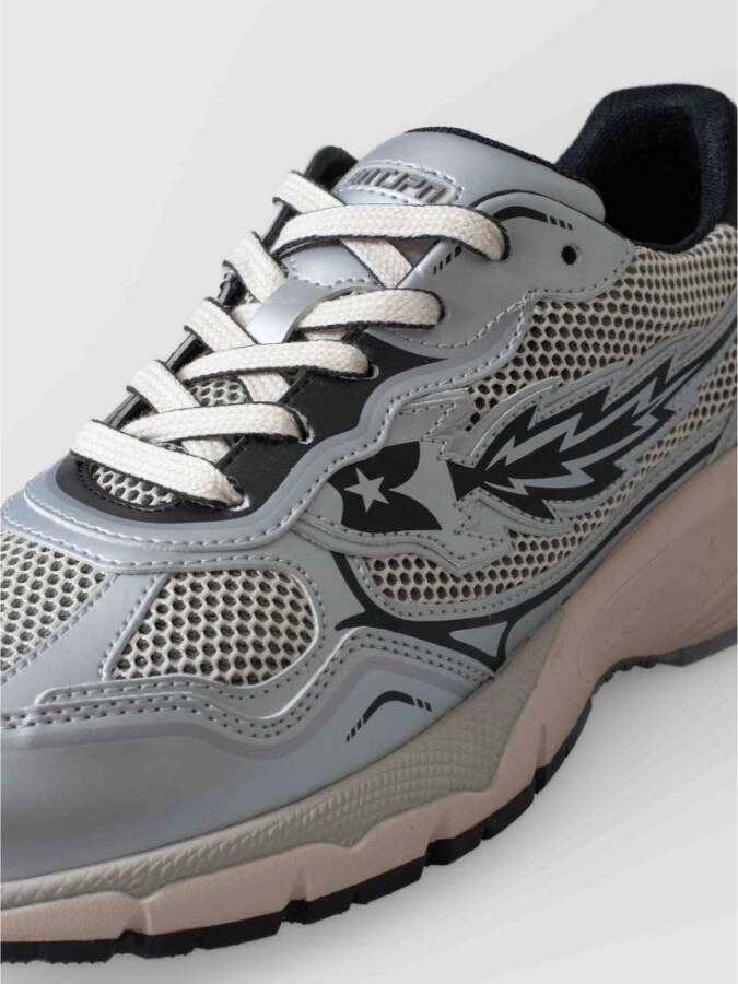 Enterprise Japan Streetwear Sneakers met Sterborduursel