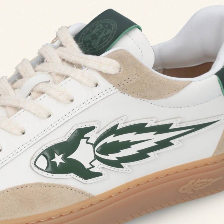 Enterprise Japan Witte en groene EJ Jupiter Rocket Sneakers