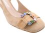 Enzo Di Martino Peep Toe Peep Heel Beige Dames - Thumbnail 7