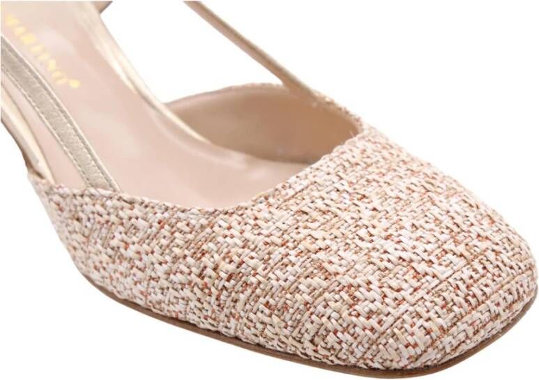 Enzo Di Martino Peep Toe Peep Heel Yellow Dames