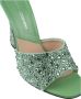 Ermanno Scervino Heeled Mules Green Dames - Thumbnail 5