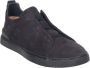 Ermenegildo Zegna Lage Top Triple Stitch Sneakers Blauw Heren - Thumbnail 4