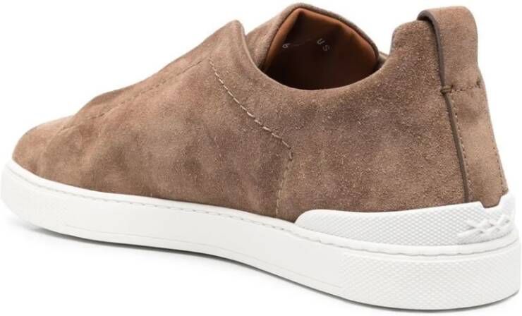 Ermenegildo Zegna Sneakers Brown Heren