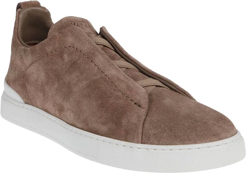 Ermenegildo Zegna Sneakers Bruin Heren