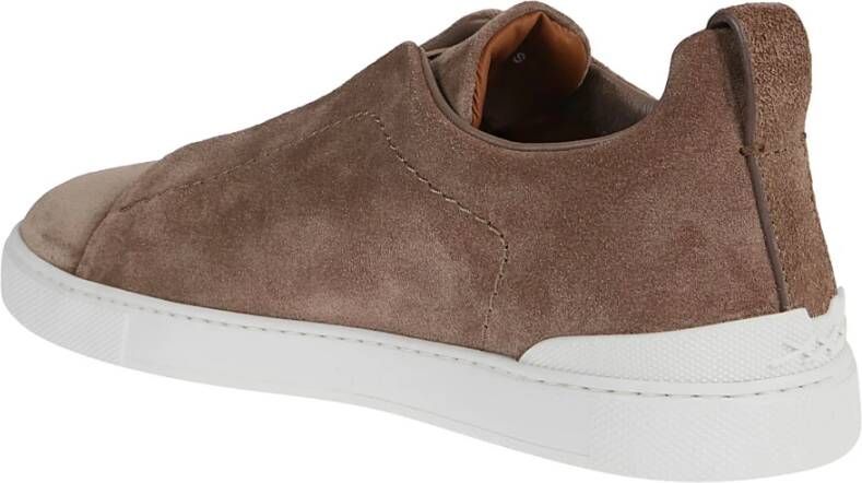 Ermenegildo Zegna Sneakers Bruin Heren