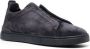 Ermenegildo Zegna Suede Triple Stitch Sneakers Blauw Heren - Thumbnail 4