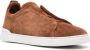 Ermenegildo Zegna Suede Triple Stitch Sneakers Bruin Heren - Thumbnail 4