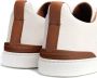 Ermenegildo Zegna Italiaanse leren sneakers Beige Heren - Thumbnail 5