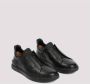 Ermenegildo Zegna Zwarte Hertenleren Instap Sneakers Black Heren - Thumbnail 3