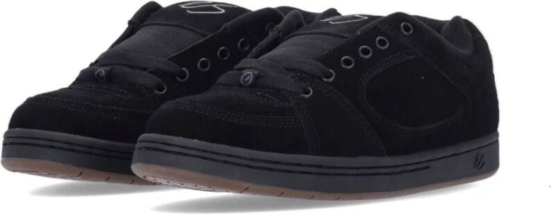 ES Zwarte Skate Schoenen met Elastische Band Black Heren