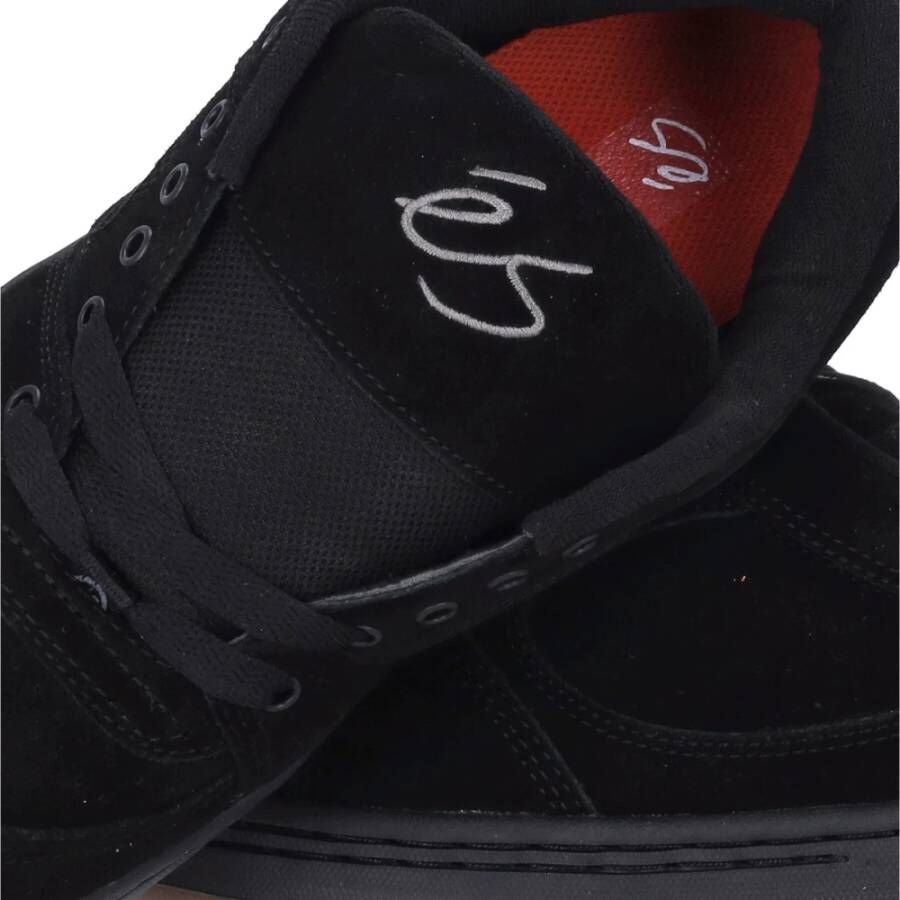 ES Zwarte Skate Schoenen met Elastische Band Black Heren