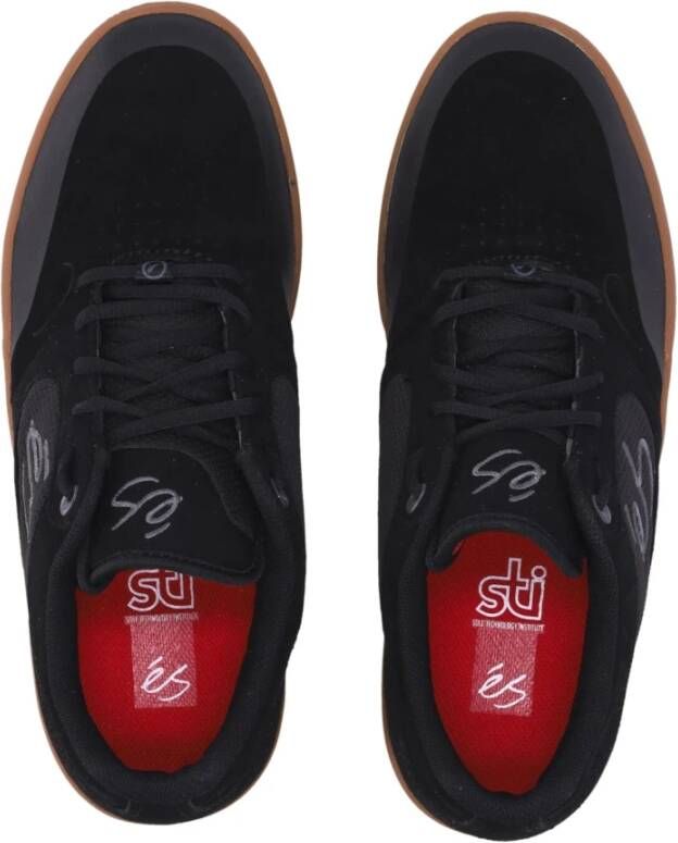 ES Zwarte Skate Schoenen met Vetersluiting