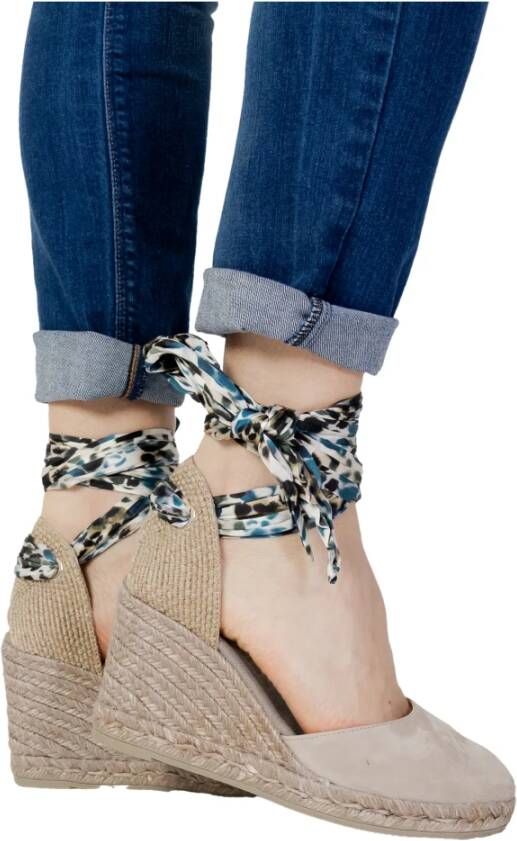 Espadrilles Leren Hakken Schoenen Lente Zomer Collectie