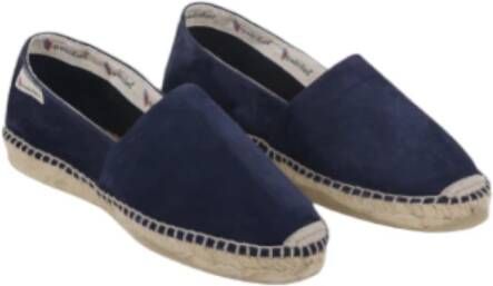 Espadrilles Casual Slip-On Sneakers Blue Heren