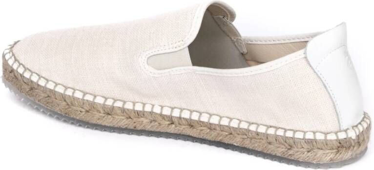 Espadrilles Platte schoenen voor zomeroutfits White Heren