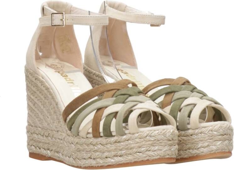 Espadrilles Wedges Beige Dames