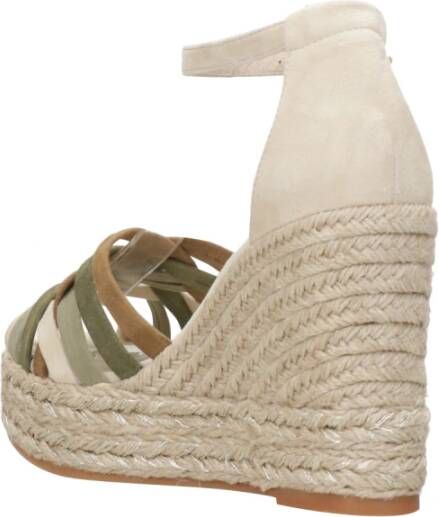 Espadrilles Wedges Beige Dames