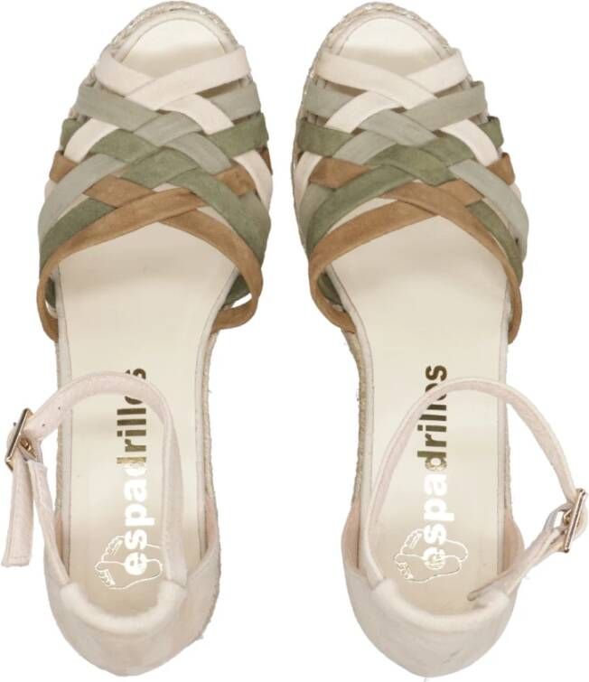 Espadrilles Wedges Beige Dames