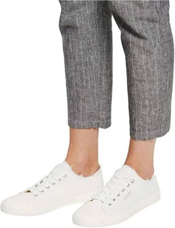 Esprit Witte Casual Veterschoenen voor Vrouwen