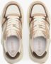 Estro Dames Beige & Wit Velours & Leren Lage Sneakers Er00112595 Multicolor Dames - Thumbnail 4